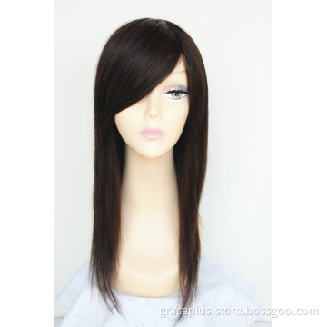 best hair world wholesale cheap long black straight 100 percent human hair wigs